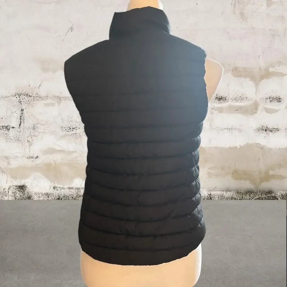 Old Navy Active Kids Black Puffer Vest Size XL (14/16)